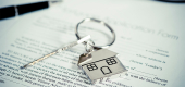 keychain with house keys