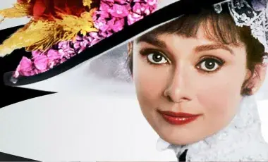 Eliza Doolittle (Audrey Hepburn) is in the picture