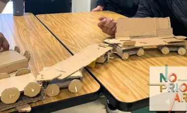 diy cardboard train