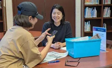 one adult tutoring another adult 