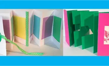 Colorful paper books. 