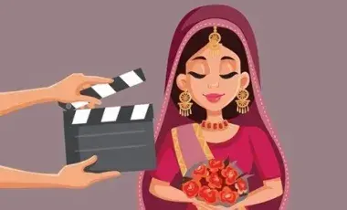 Bollywood Actress making a film