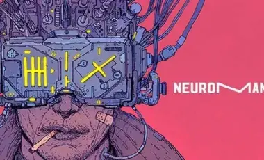 Graphic of a character wearing high tech 3D glasses