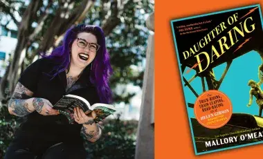 Daughter of Daring Book Cover and author Mallory O'Meara