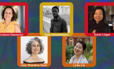 five author headshots