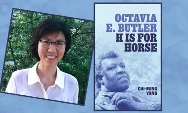 Author Chi-ming Chang and her book