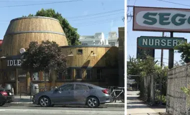 Exterior photo of the Idle Hour and sign for Sego Nursery