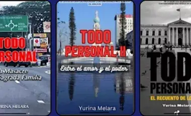 imagen de portadas de 3 libros de Melara