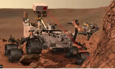 selfie image from the mars rover