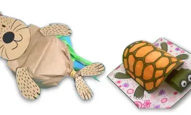 An otter and turtle craft