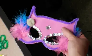 Decorative superhero mask