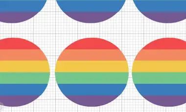 Rainbow stickers in Cricut Design Space