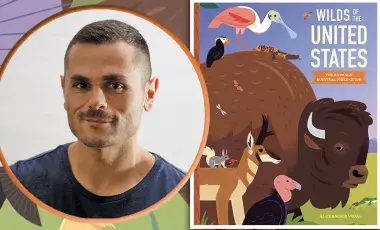 Alexander Vidal and his book Wilds of the United States 