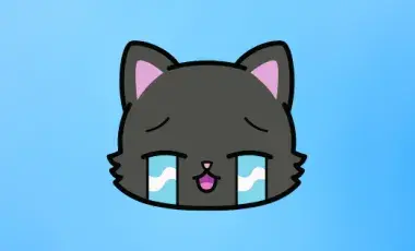 cat cartoon crying