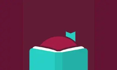 libby logo of girl reading a book