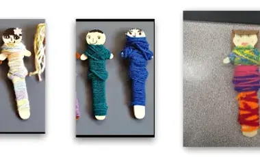 Guatemalan worry doll crafts