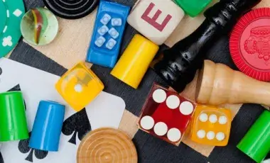board game pieces on a chessboard