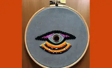 embroider of an eye 
