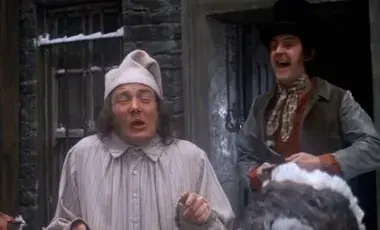 Scrooge and Marley sing "Thank you Very Much" 
