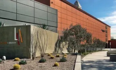 View of the LA Law Library building