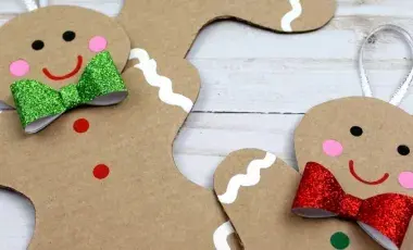 cardboard gingerbread men