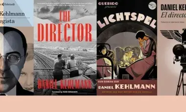 Cover art for various editions of "The Director" by Daniel Kehlmann.