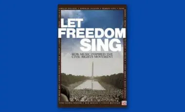 Image of poster for the film Let Freedom Sing