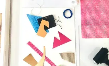 shapes, scissors, color, collage 