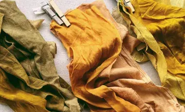 natural dyed cloth