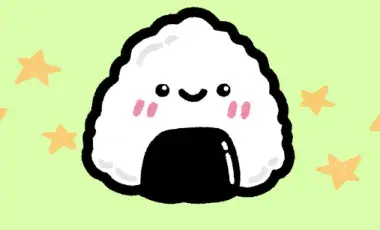 cartoon rice ball 