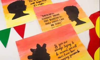collage of silhouettes
