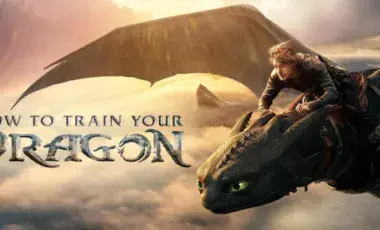 man riding a dragon