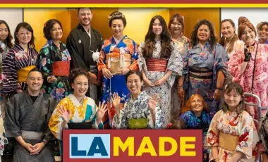 group of people wearing kimono and obis