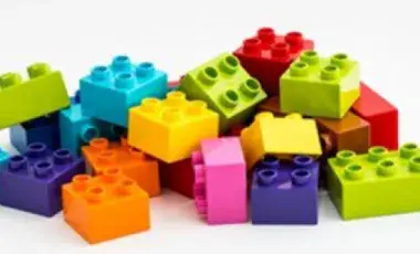 Pile of colorful LEGO® Bricks 