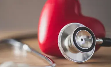 heart and stethoscope