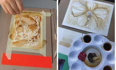 Paint Palette with painting