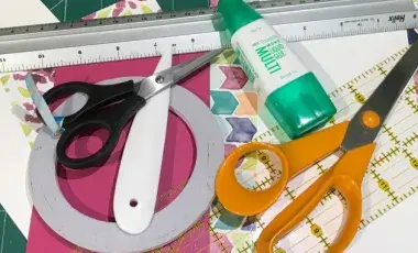 Image of cardmaking supplies