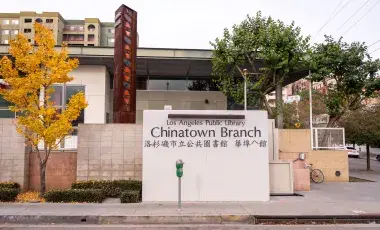 exterior of Chinatown Branch Library