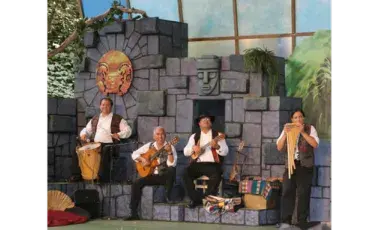 Musicians playing instruments