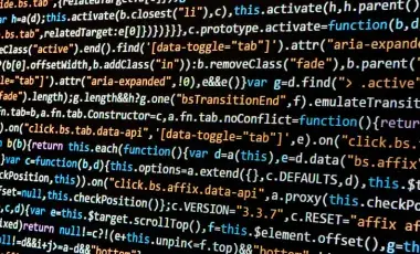 A bunch of codes typed out.