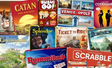 assorted board game covers 