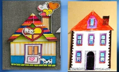 Two paper houses