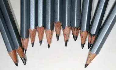 Graphite pencils.