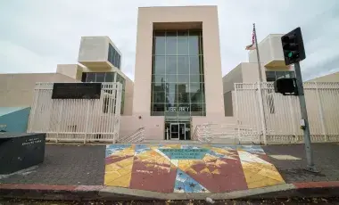 Exterior of Hollywood Branch Library