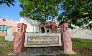 exterior of Junipero Serra Branch Library