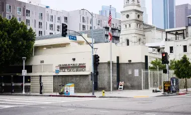 exterior of Little Tokyo Branch Library