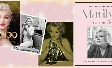 Marilyn the Last Interview Book Cover and 3 other photos of her