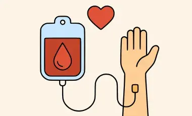clipart of iv bag of blood connected to arm