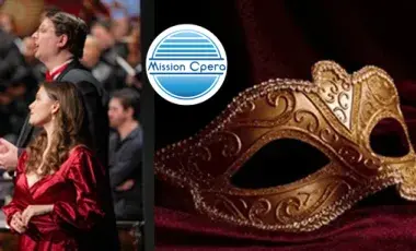 Opera singers and mask