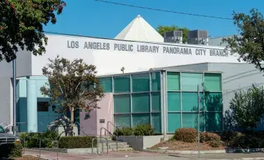 Exterior of Panorama City Branch Library